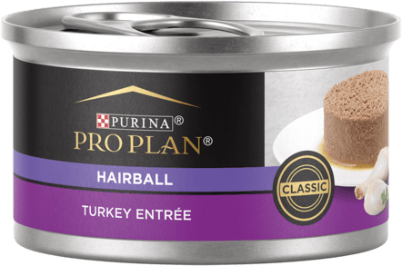 Purina Pro Plan Hairball Turkey Entrée Classic